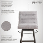 Elias - Swivel Counter Stool