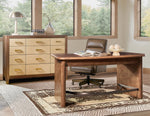 Melange - Romano Writing Desk - Light Brown