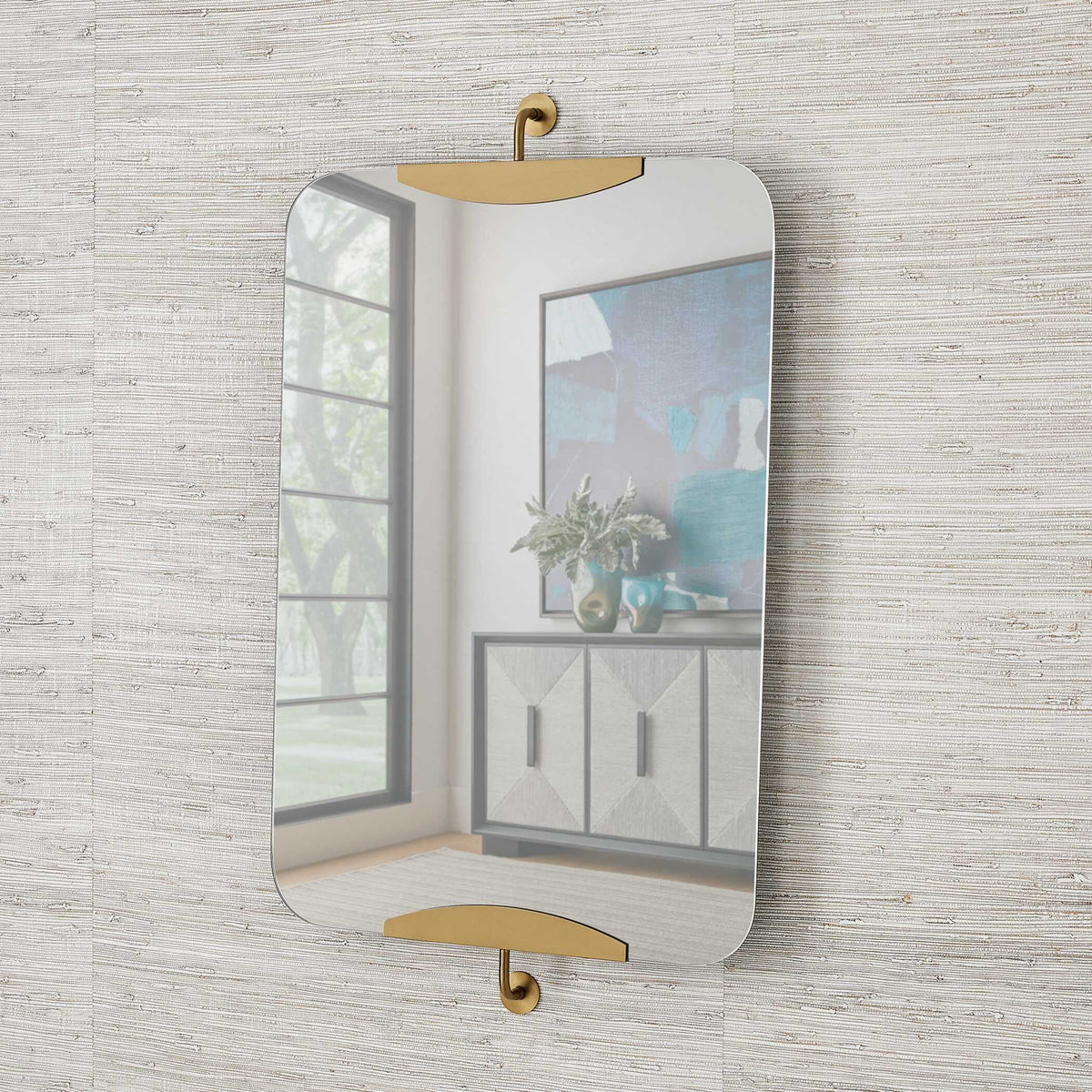Outstanding - Mirror - Brass