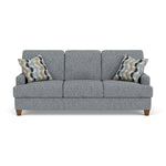 Moxy - Fabric Sofa, T-Shaped Seat Cushion, Straight Track Arms