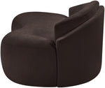 Caspian - Chenille Fabric Upholstered Loveseat