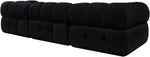 Orin - Velvet Performance Fabric Upholstered 3 Piece Modular Sofa