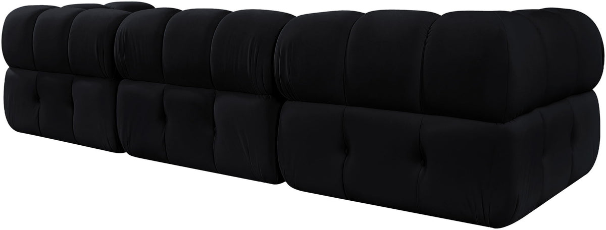 Orin - Velvet Performance Fabric Upholstered 3 Piece Modular Sofa