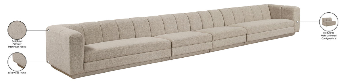 Modari - Sectional - Beige
