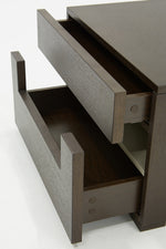 Ceres Modern Brown Oak and Grey Nightstand by VIG Furniture - View 2