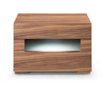 Ceres - Contemporary LED Walnut Nightstand by VIG Furniture - View 1