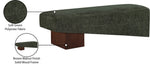 Alora - Bench - Dark Brown Base