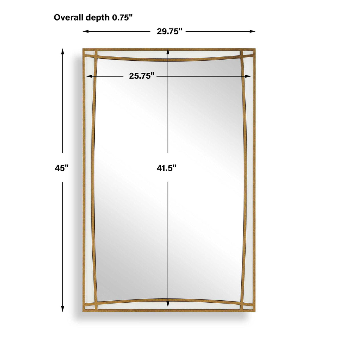 Florence - Mirror - Antique Gold