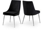 Karina - Dining Chair with Chrome Legs (Set of 2)