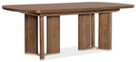 Eleana - Rectangle Dining Table With Two Leaves - Medium Wood
