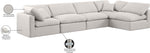 Indulge - Linen 5 Piece Modular Sectional