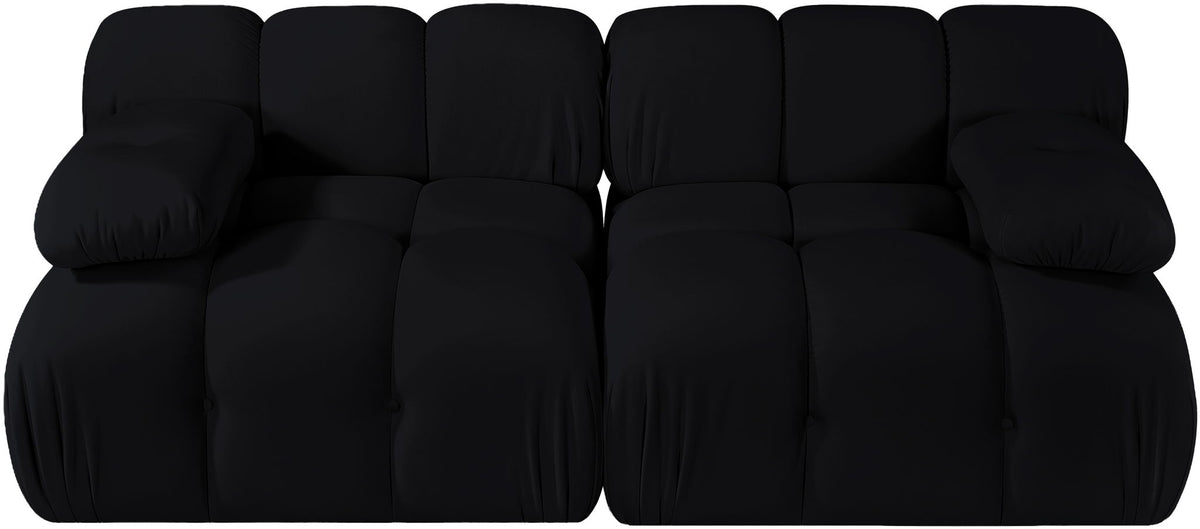 Orin - Velvet Performance Fabric Upholstered 2 Piece Modular Sofa