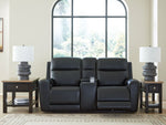 5Z-Comfort - Relaxation - Power Reclining Loveseat with Console / Adj Headrest