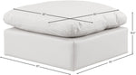 Indulge - Faux Leather Ottoman