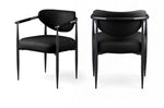 Virella - faux Leather Upholstered Dining Chair (Set of 2) - Black Base