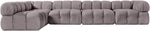 Orin - Velvet 5 Piece Modular Sectional