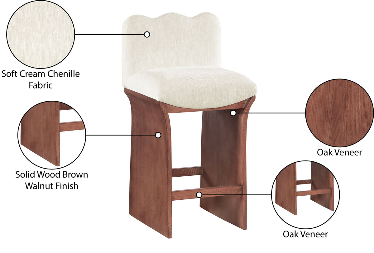 Shaw - Counter Stool - Walnut Base