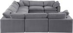 Comfy - 8 Piece Velvet Modular Sectional
