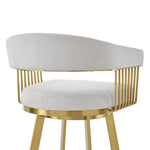 Chelsea - Swivel Fabric Stool