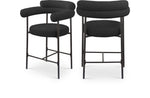 Blake - Counter Stool With Black Base (Set of 2)