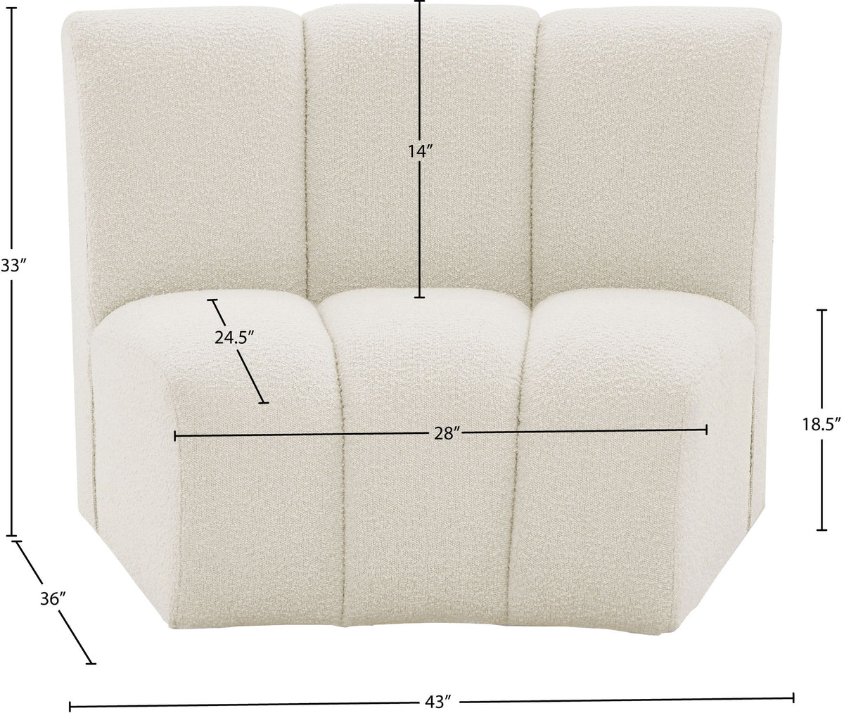 Infinity - Boucle Modular Chair