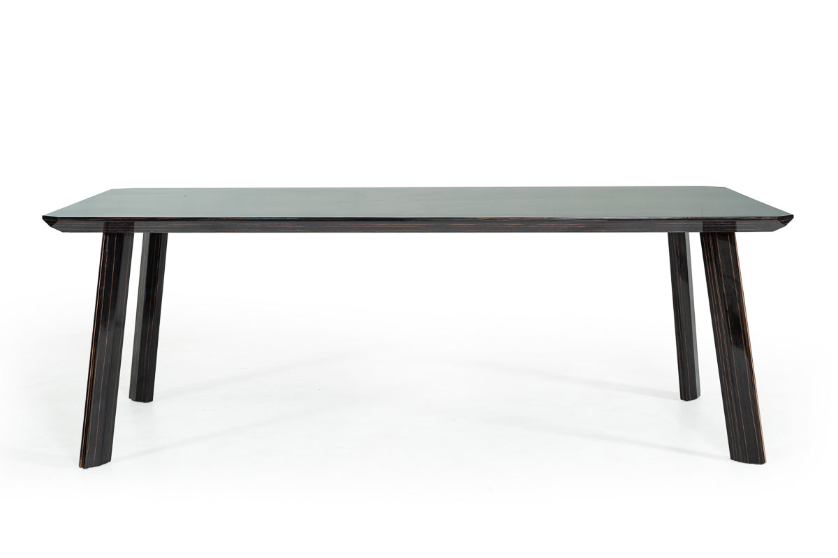 Chadwick Modern Ebony & Rosegold Dining Table by VIG Furniture - View 6