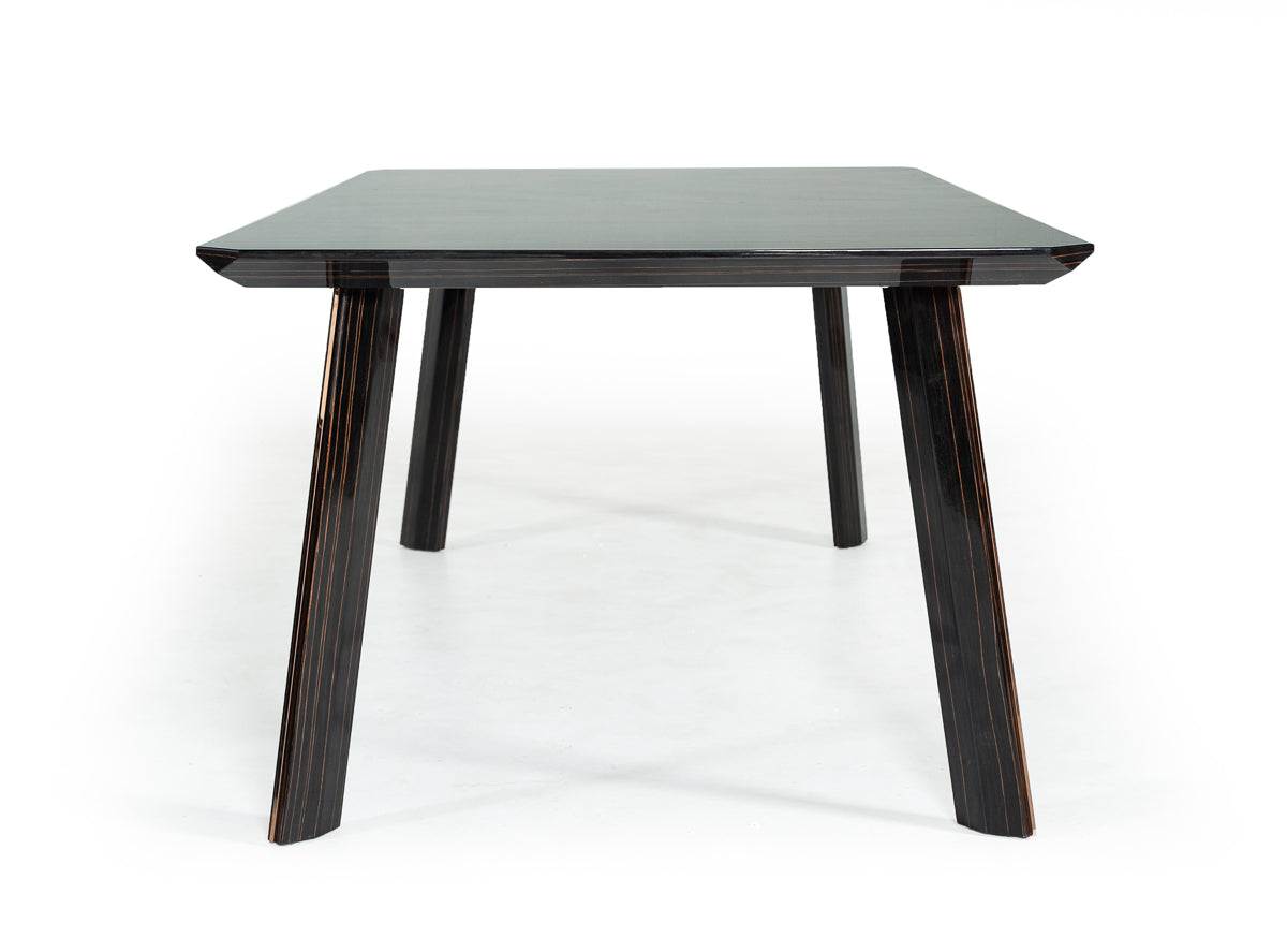 Chadwick Modern Ebony & Rosegold Dining Table by VIG Furniture - View 2