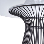 Chandler - Modern Round Glass & Black Stainless Steel Dining Table by VIG Furniture - View 14