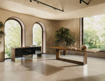 Channa - Modern Walnut Dining Table by VIG Furniture - View 8