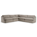 Chantry - Modern Grey Sand Fabric Sectional Sofa by VIG Furniture - View 1