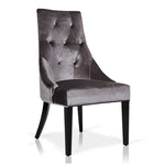 Charlotte - Grey Velour Dining Chair (Set of 2) by VIG Furniture - View 1