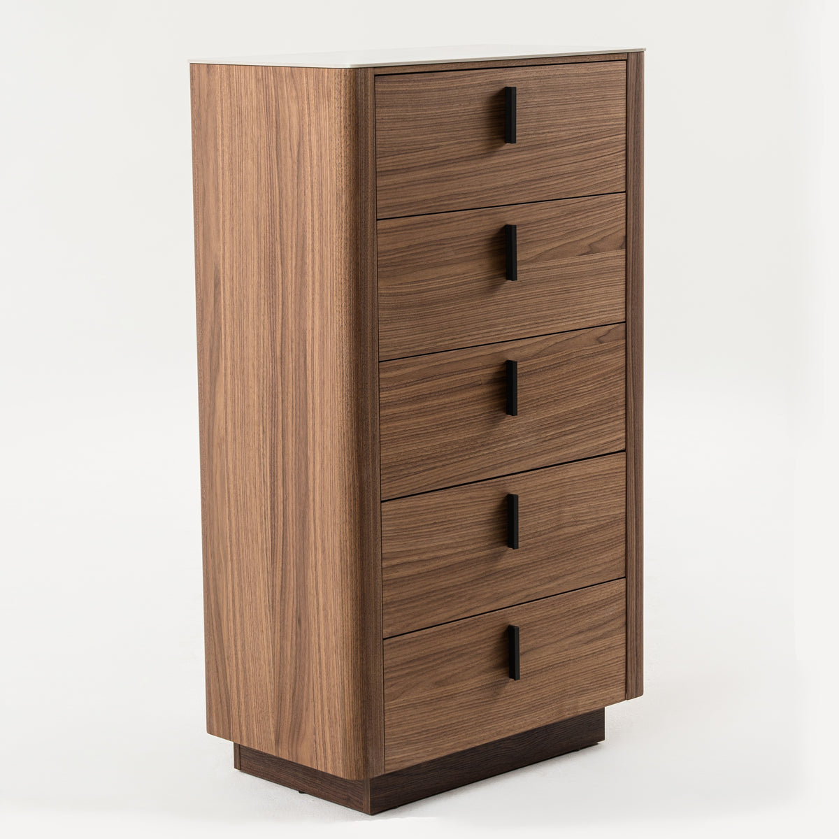 Chelton- Contemporary Walnut and White Ceramic Chest by VIG Furniture - View 3