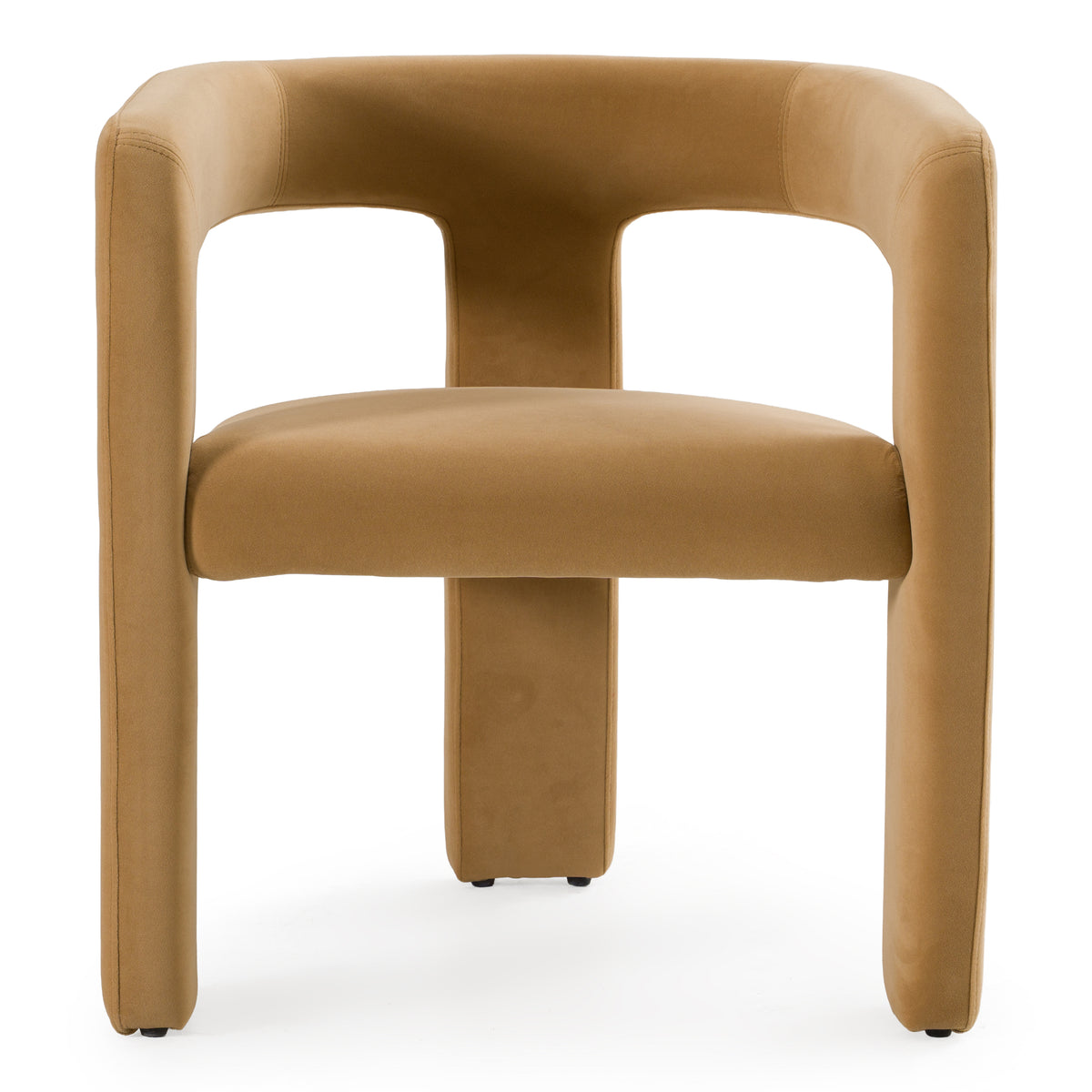Cherish - Modern Tan Fabric Dining Chair by VIG Furniture - View 2
