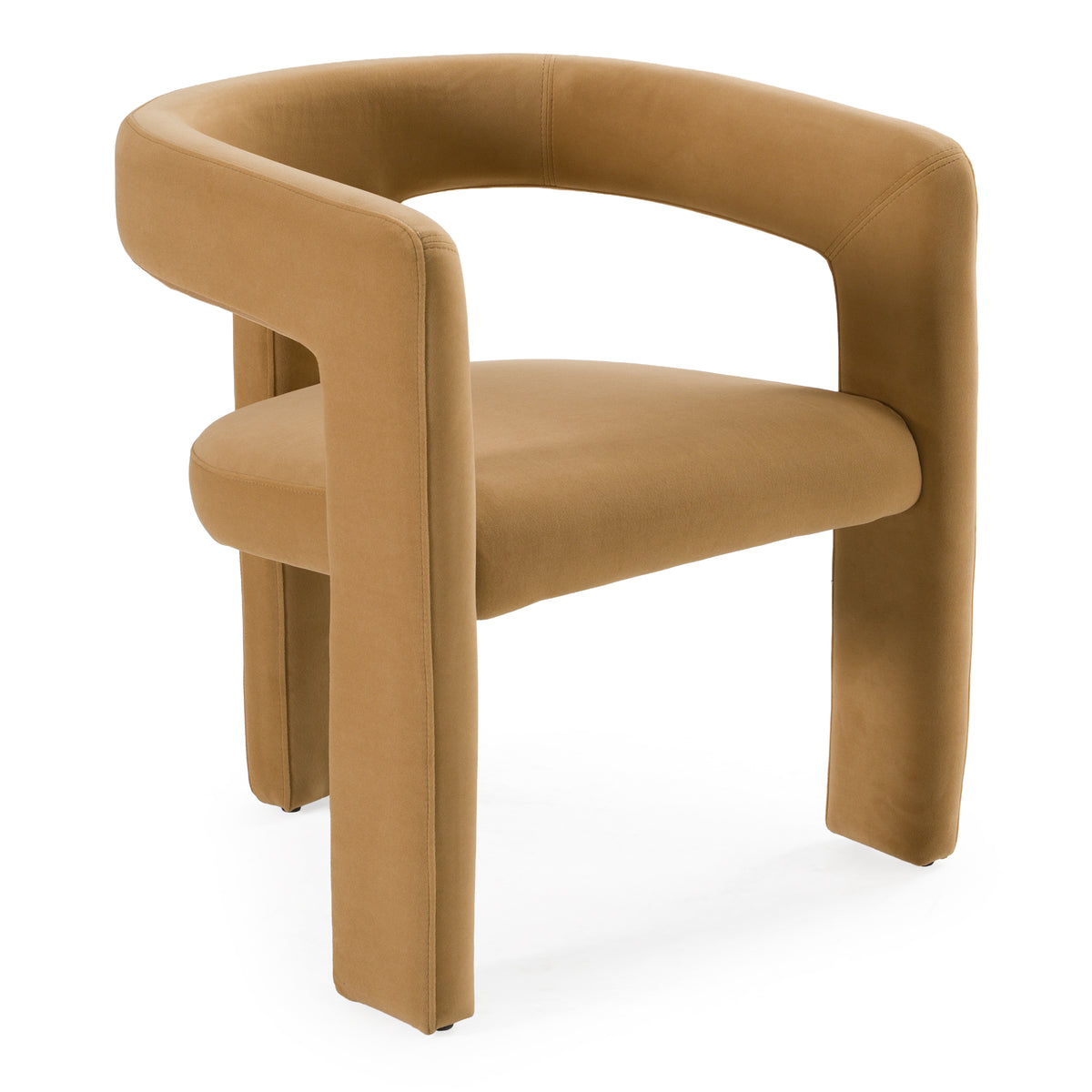 Cherish - Modern Tan Fabric Dining Chair by VIG Furniture - View 1