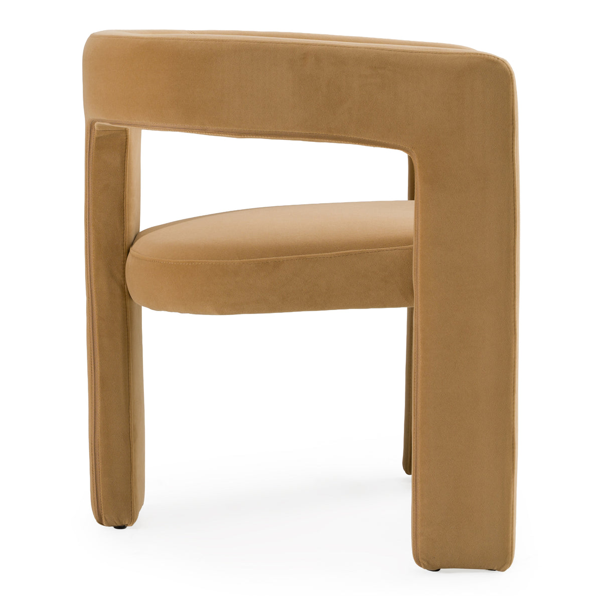 Cherish - Modern Tan Fabric Dining Chair by VIG Furniture - View 3
