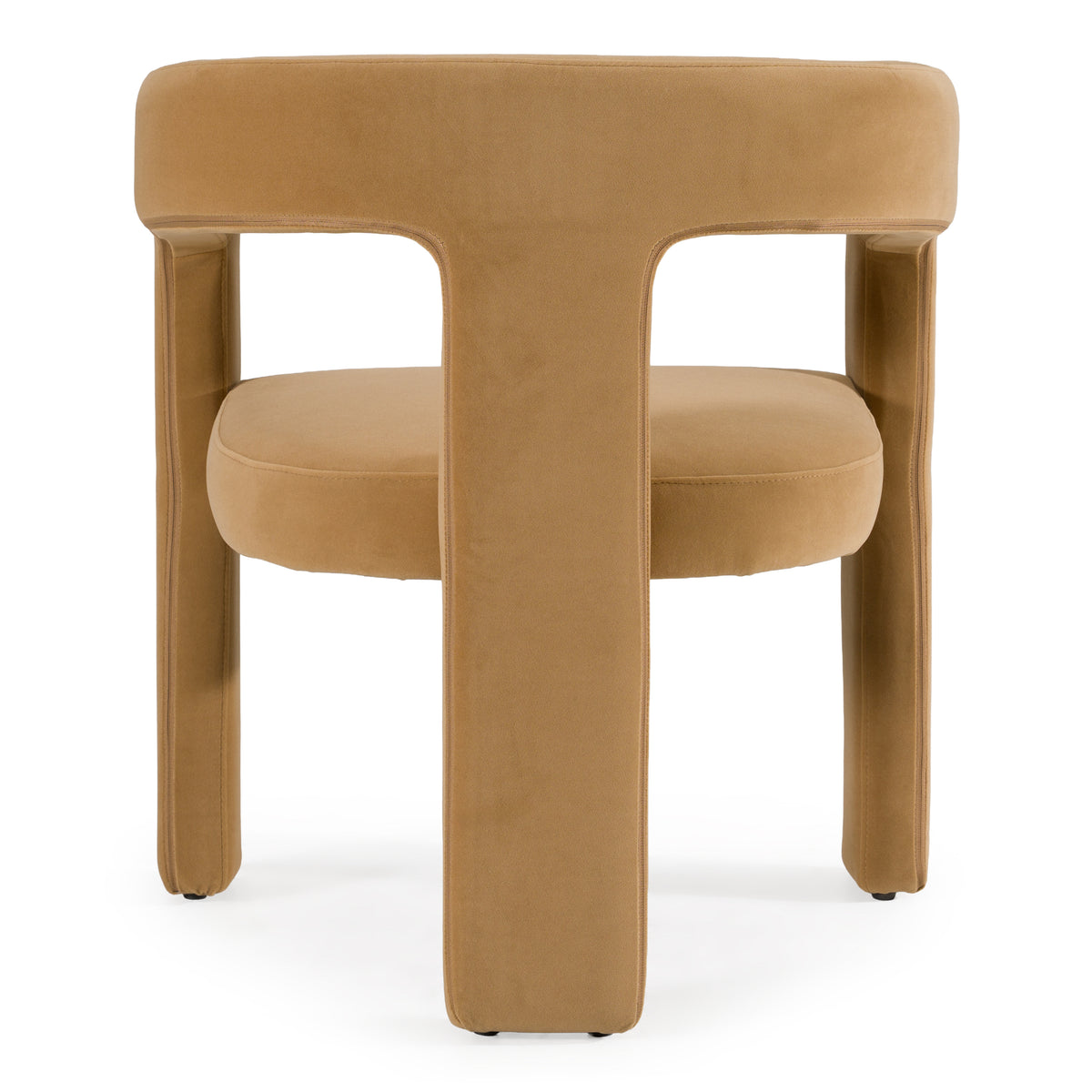 Cherish - Modern Tan Fabric Dining Chair by VIG Furniture - View 4