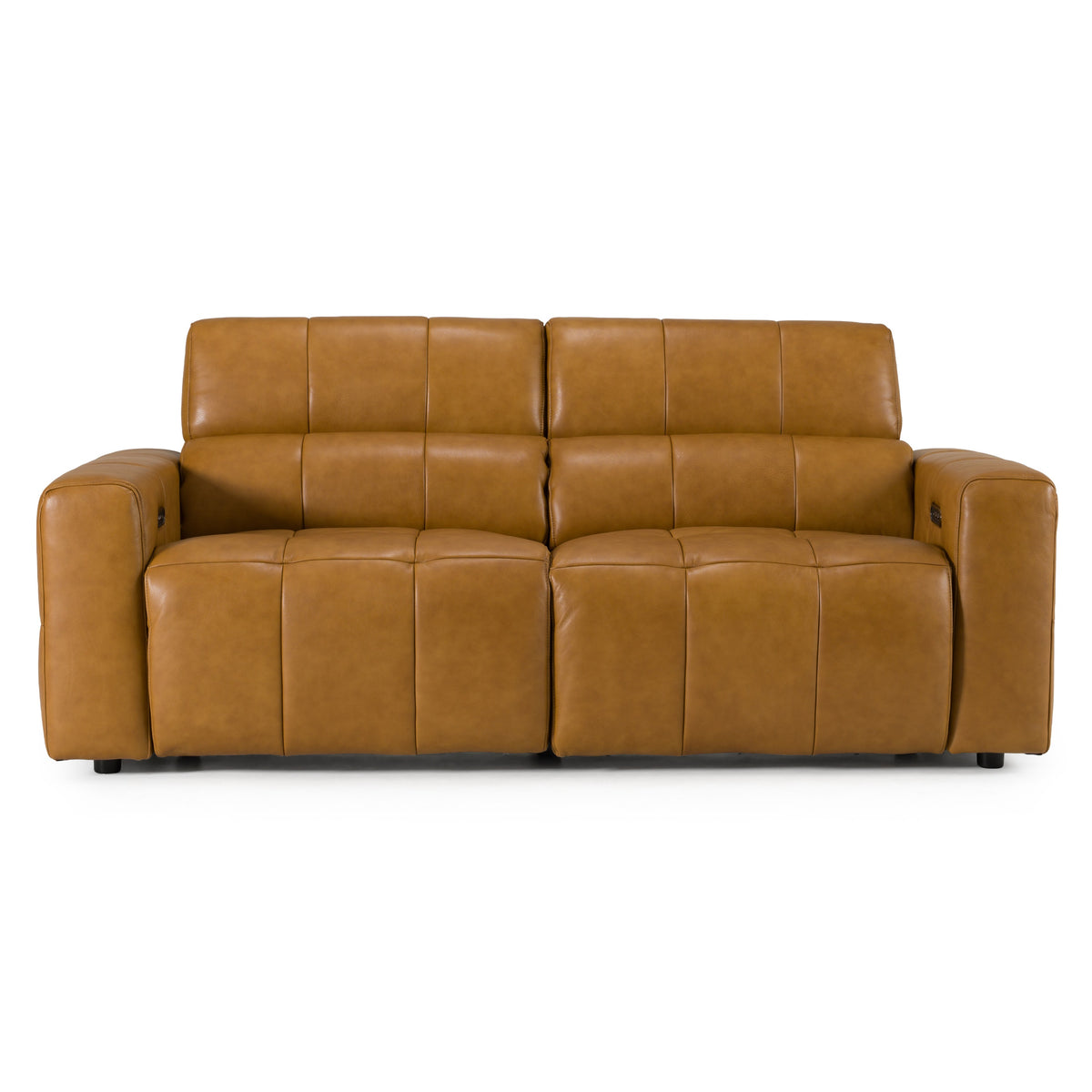 Chevak - Modern Brown Leather Sofa w/ 2 Recliners by VIG Furniture - View 1