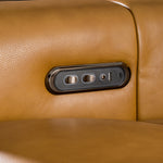 Chevak - Modern Brown Leather Sofa w/ 2 Recliners by VIG Furniture - View 7