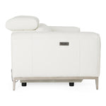 Chignik - Modern White Leather Sofa w/ 2 Recliners by VIG Furniture - View 3