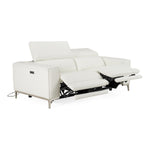 Chignik - Modern White Leather Sofa w/ 2 Recliners by VIG Furniture - View 5