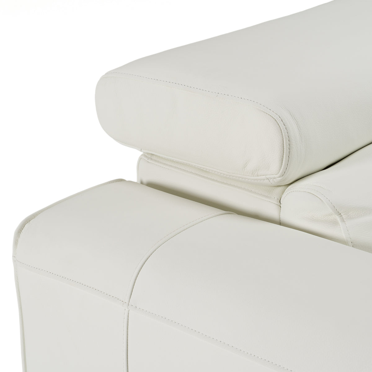 Chignik - Modern White Leather Sofa w/ 2 Recliners by VIG Furniture - View 7