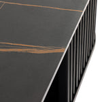 Chip - Modern Black Ceramic + Black Ash Square Coffee Table by VIG Furniture - View 4
