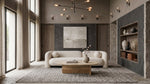 Chisholm - Modern Travertine Marble + Wood Freeform Coffee Table by VIG Furniture - View 5