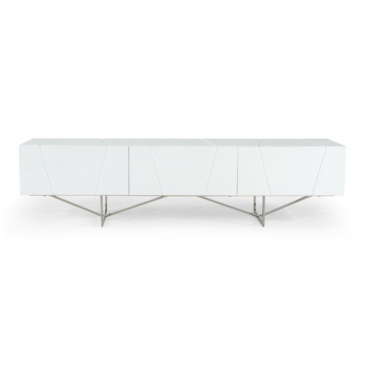 Chrysler Modern White TV Stand by VIG Furniture - View 1