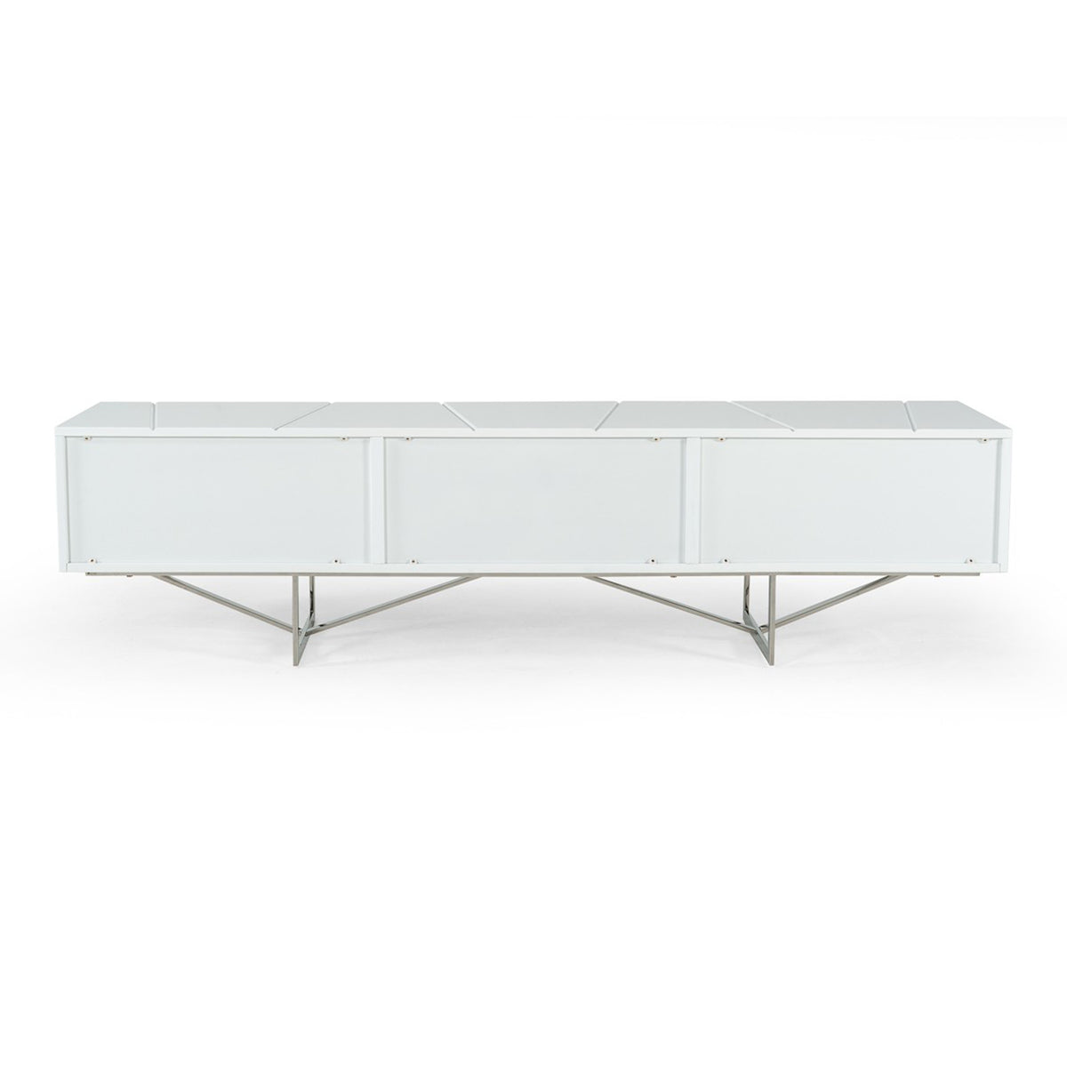 Chrysler Modern White TV Stand by VIG Furniture - View 6