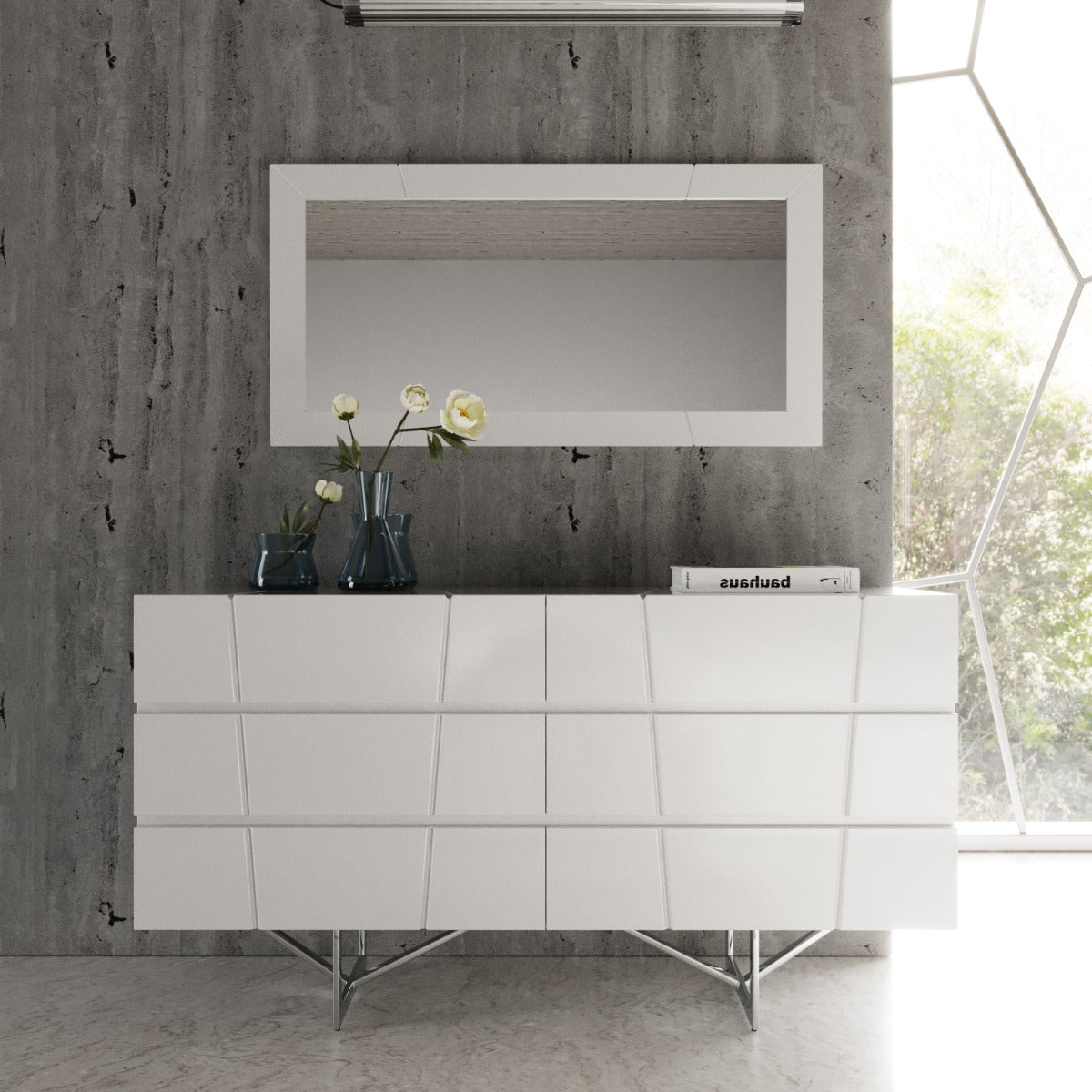 Chrysler Modern White Dresser by VIG Furniture - View 5