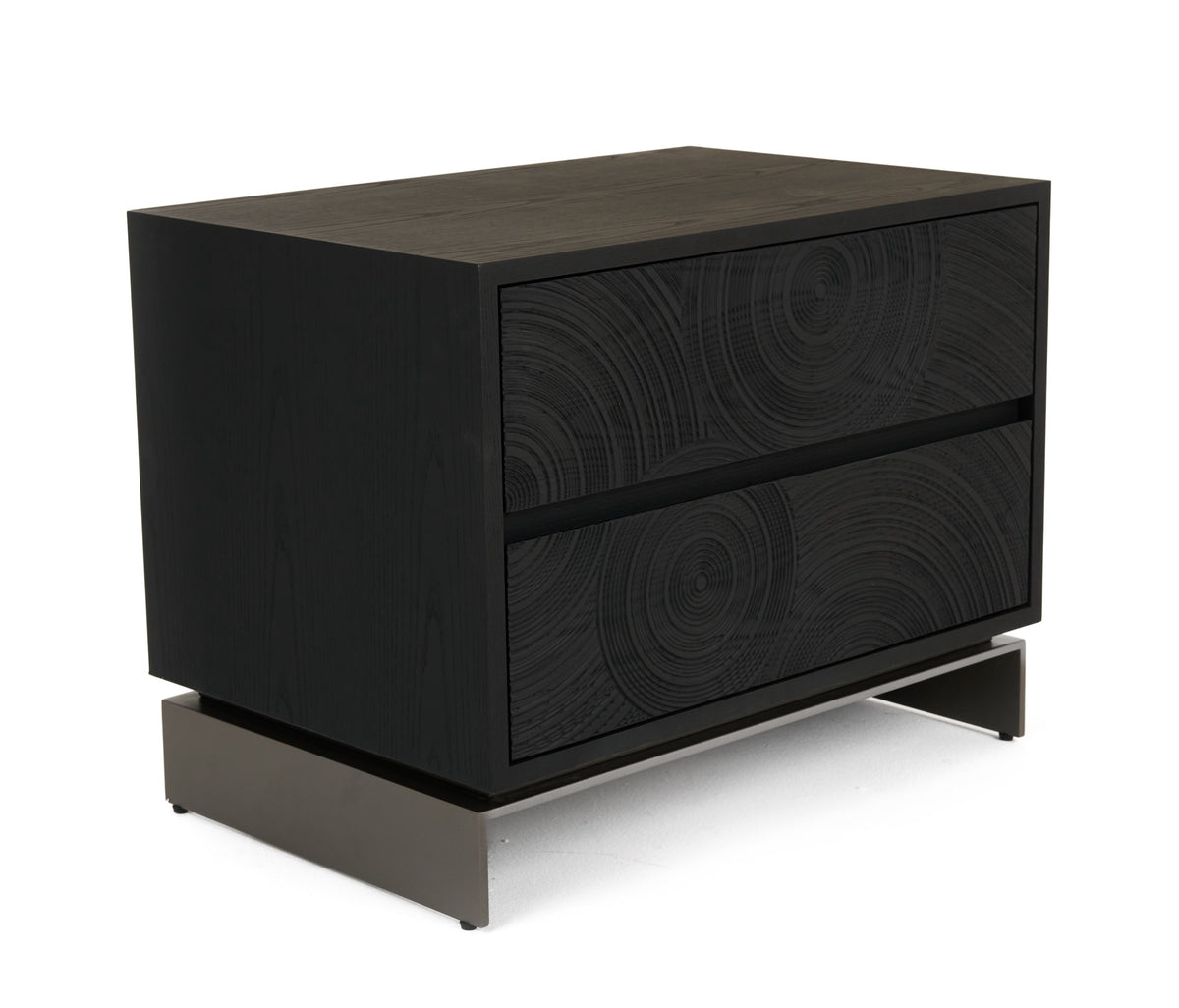 Cirque - Modern Black Ash Nightstand by VIG Furniture - View 2