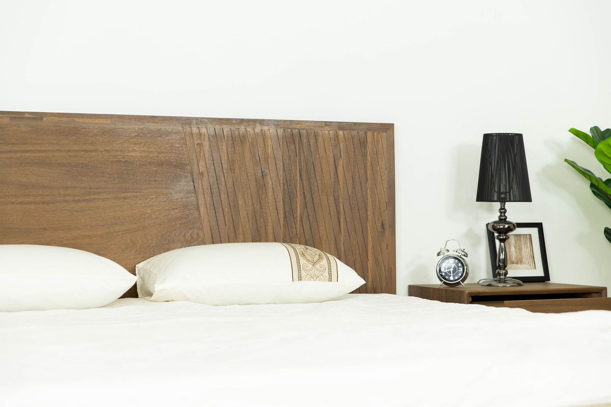 Claire - Contemporary Walnut Bed by VIG Furniture - View 2
