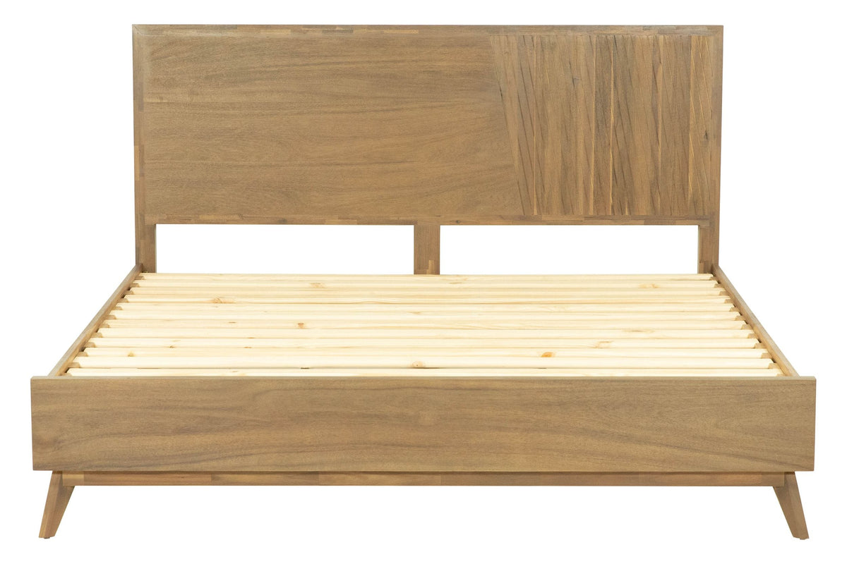 Claire - Contemporary Walnut Bed by VIG Furniture - View 4