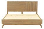 Claire - Queen Contemporary Walnut Bed by VIG Furniture - View 4
